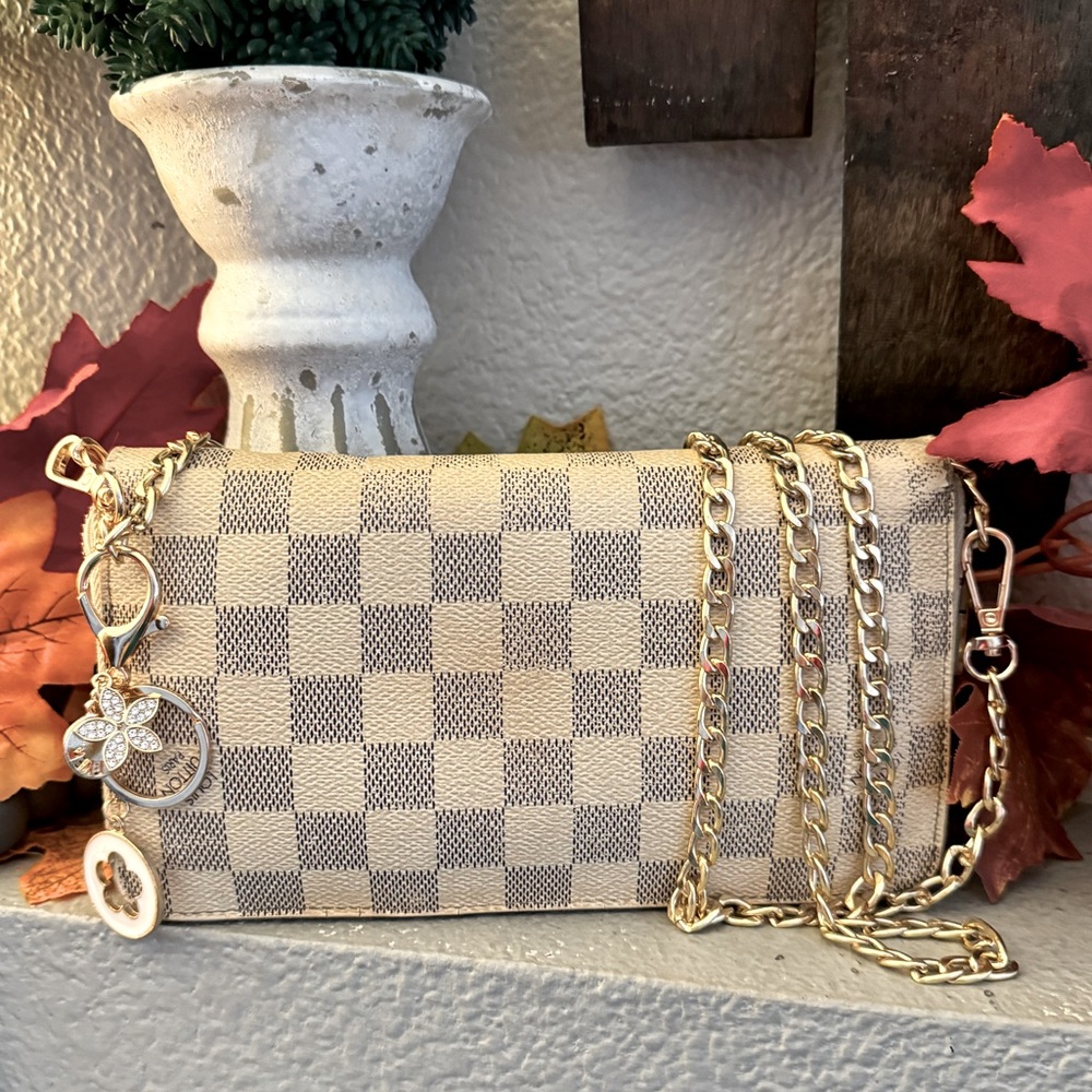 Louis Vuitton Damier Azur Zippy Zip Around Long Wallet Purse/